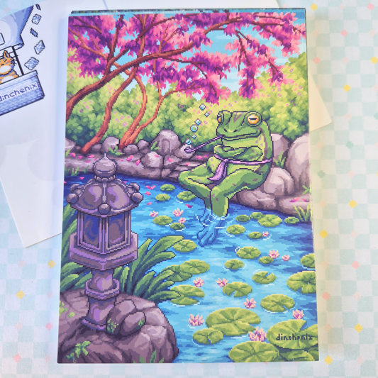 Print A6: Spring Frog