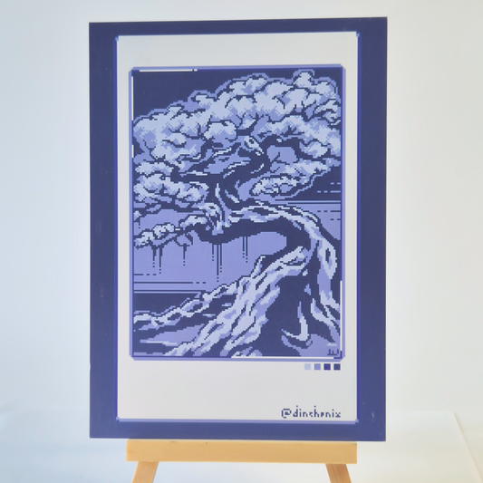 Print A6: Polaroid Ancient Bonsai