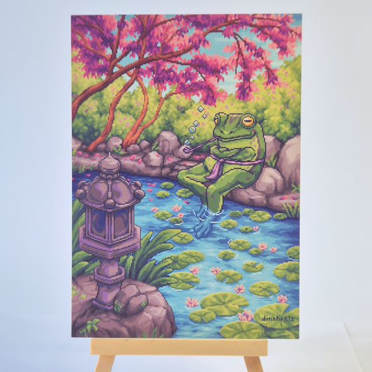 Print A6: Spring Frog