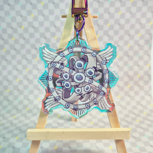 Acrylic Charm: Biblically Accurate Clippy