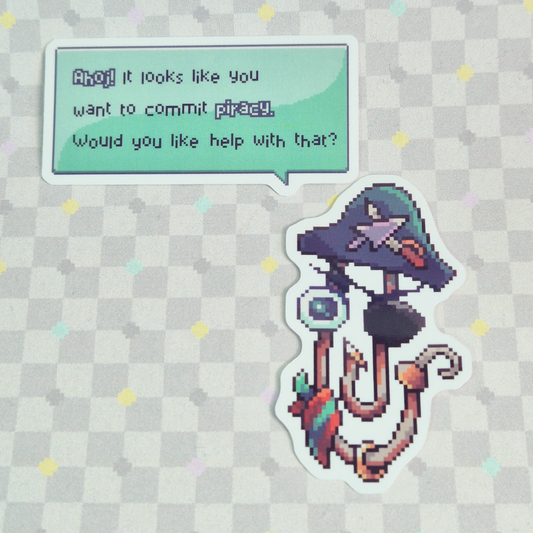 Sticker Set Pirate Clippy