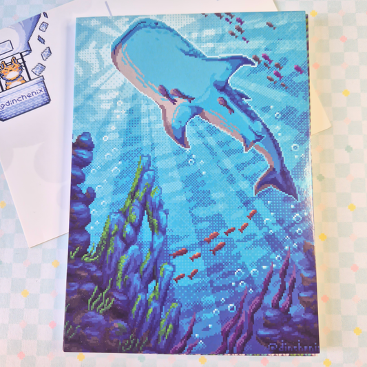 Print A6: Whaleshark