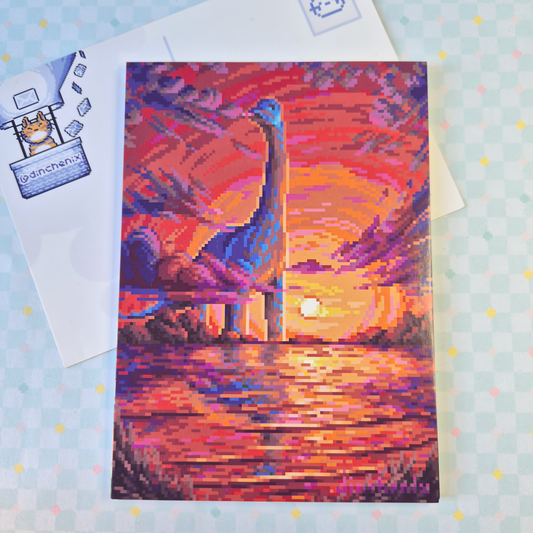 Print A6: Summer Dino