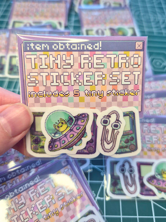 Sticker Pack: Tiny Retro Sticker
