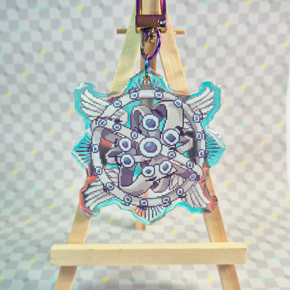 Acrylic Charm: Biblically Accurate Clippy