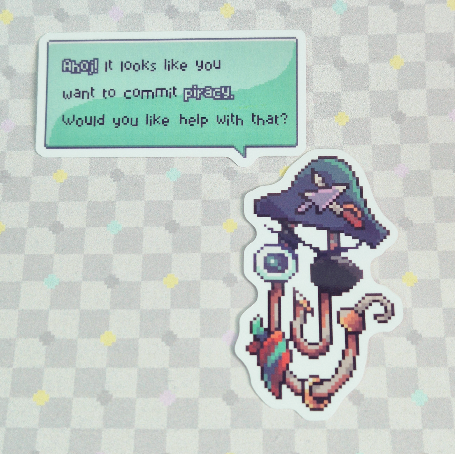 Sticker Set Pirate Clippy