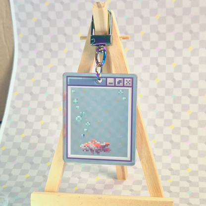 Acrylic Charm: Fishy Mirror Window