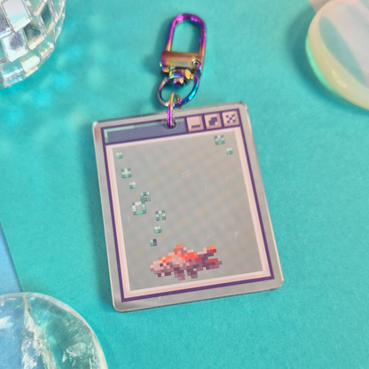Acrylic Charm: Fishy Mirror Window