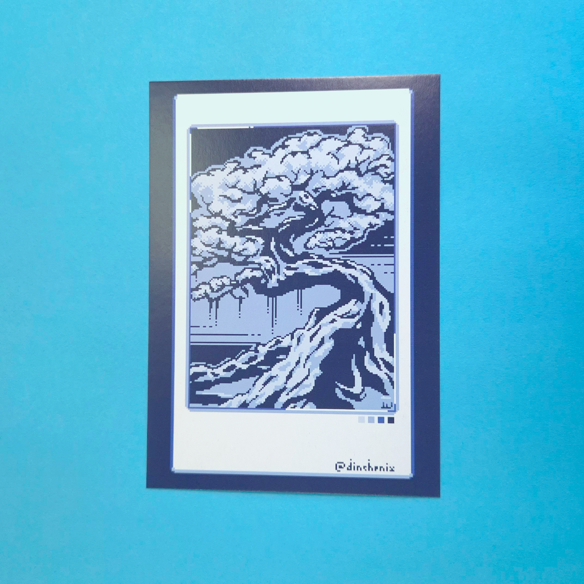 Print A6 Set: Blue Polaroids