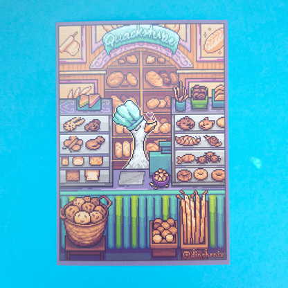 Print A6 Set: Cat, Cat, Duck
