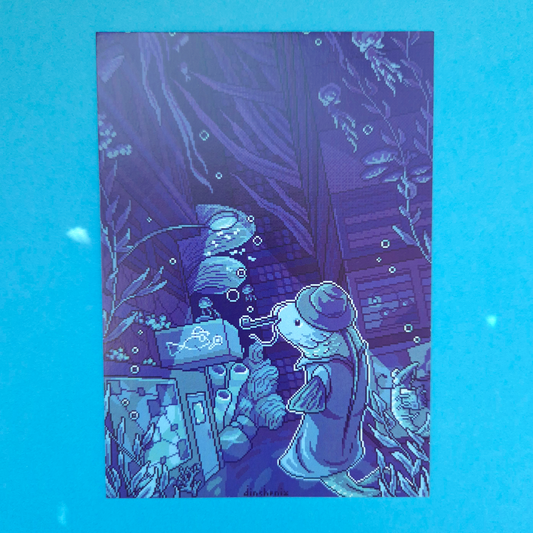 Print A6 Set: Fish