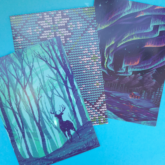 Print A6 Set: Winter